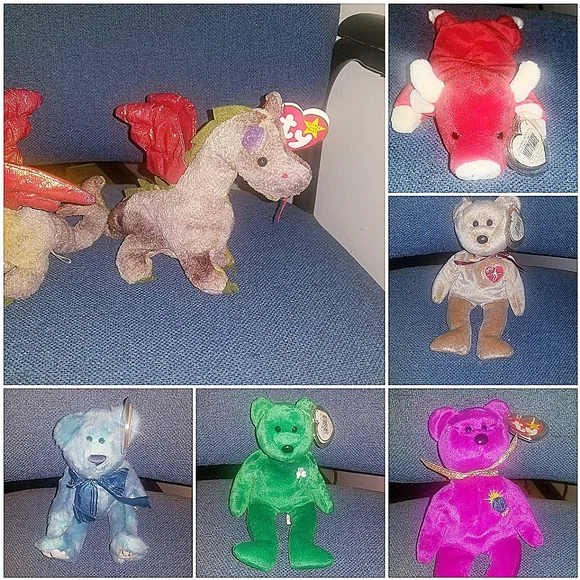 Mega Ty Beanie baby lot all valuable collecters Mint w/Tags- proceeds Charity